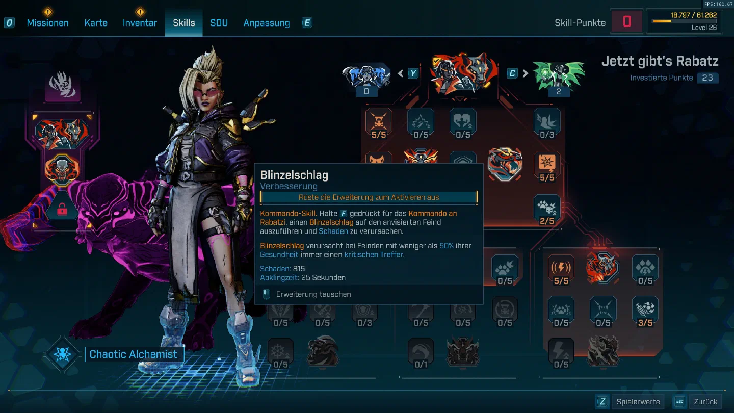 Skill Blinzelschlag