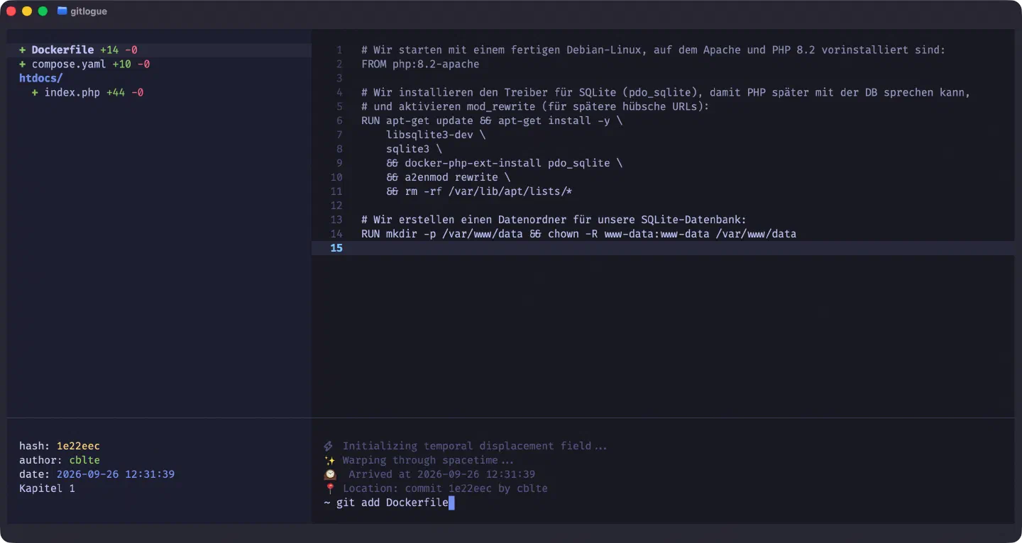 Gitlogue Screenshot