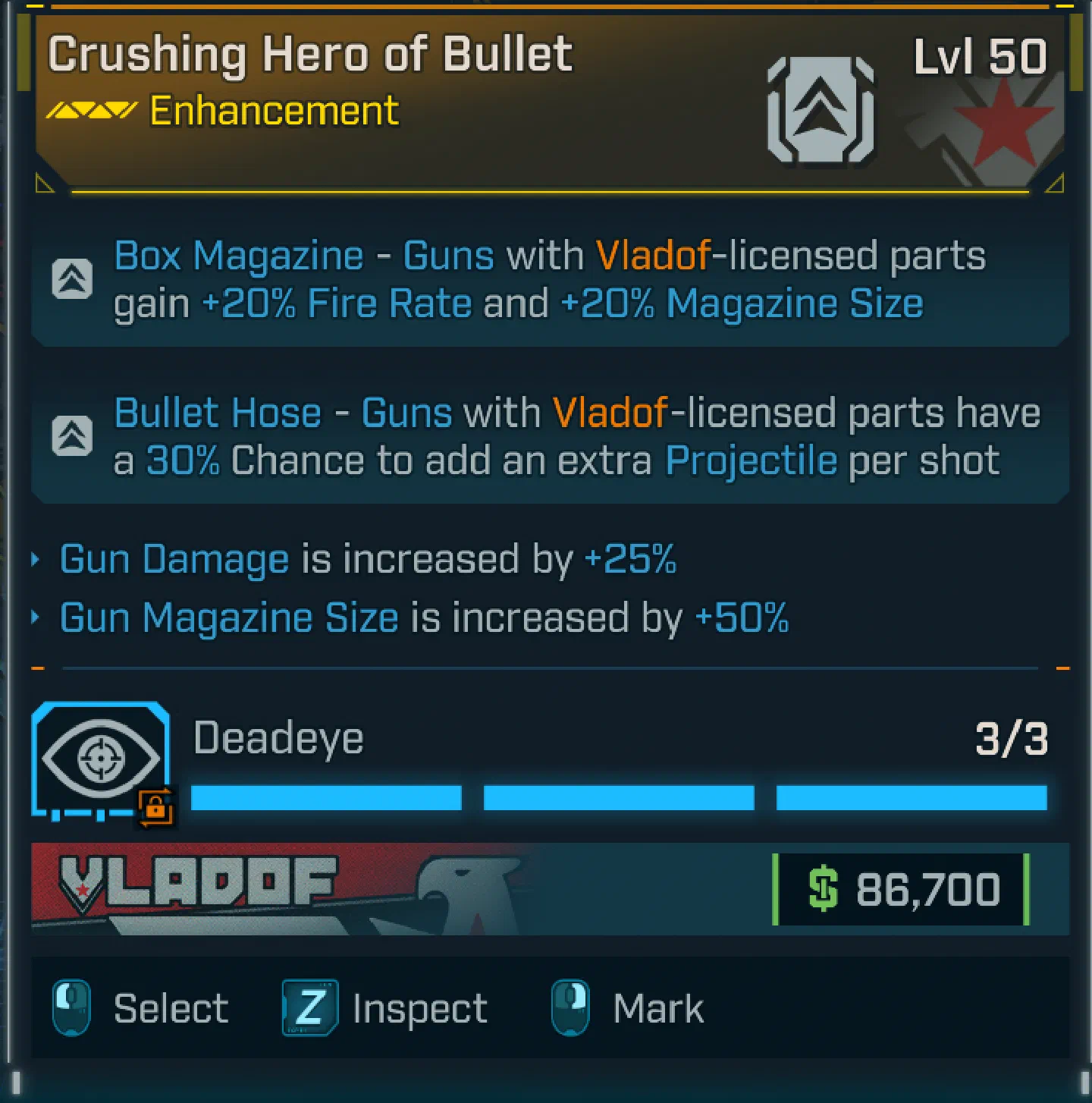 Crushing Hero of Bullet